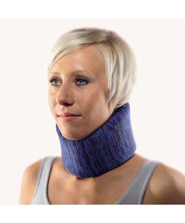 Bort Cervical Support Eco anat. shaped blue/black 9cm size 2 Bandages