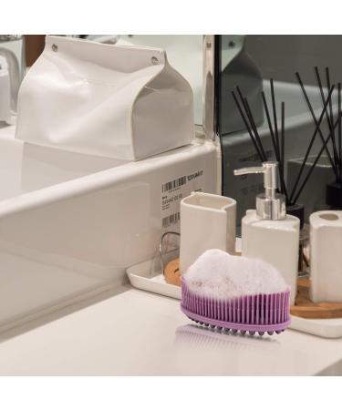 Silicone Bathing Brush - Gentle Shower Brush for Wet & Dry Use | Exfoliate Dead Skin & Improve Circulation | Ideal for Cellulite Massage - Buy Online on GoSupps.com