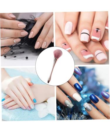 Makeup Brush Manicure Brush Nail Dust Brush Professional Makeup Powder Brush Tool for Blush Bronzer Highlight Powder - Buy Online on GoSupps.com