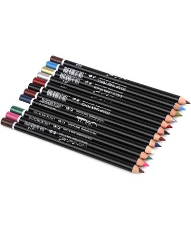 FOMIYES 12 Pcs Colored Eyeliners Colored Eyeliner Pencils Makeup Eyeliner Set Make up Lip Line - Buy Online on GoSupps.com