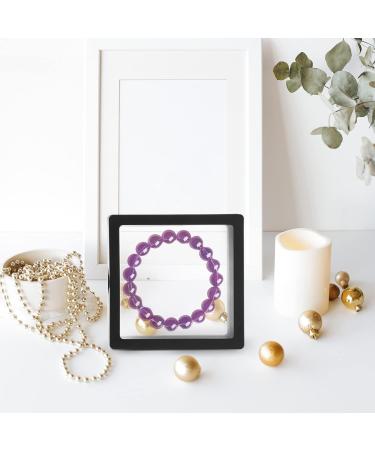 Minkissy 5-Piece Clear Floating Jewelry Organizer | Armor Storage Box for Nail Tips & Earrings | 3D Craft Display Holder - Buy Online on GoSupps.com