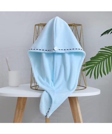 Anller 3-Pack Microfiber Hair Crop & Drying Cloth Set - Bath Cap & Shower Headscarf for Long Thick Hair - Buy Online on GoSupps.com