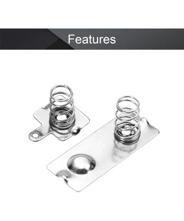 Fielect 30 Sets AA Battery Conversion Plates | Negative to Positive Spring Contacts - 30 Pcs for eCommerce - Buy Online on GoSupps.com