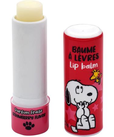 Snoopy Officially Licensed Kids Lip Gloss - Lip Balm - Strawberry Flavor 5g - Vegan - Red - Kids Lip Balm - Dermatologically Tested - Buy Online on GoSupps.com