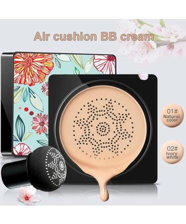 Mushroom Head Air Cushion CC Cream | BB Cream Liquid Foundation & Concealer for Flawless Coverage | Durable Makeup for Face & Neck - Buy Online on GoSupps.com