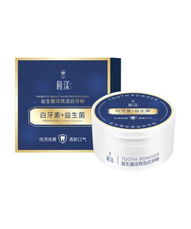 Miyanxi Tooth Powder Miyanxi Teeth Whitening Teeth Brightening Powder for Tooth Whitening Tooth Whitening Effective Remover Stains From Coffee Smoking (1PC)