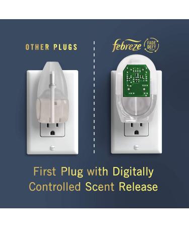 Febreze Plug in Wood Odor Eliminator for Strong Odors Scented Oil Refill - 2 Count - Buy Online on GoSupps.com