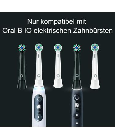 8 Compatible Oral-B iO Brush Heads - Powerful Cleaning for iO 3/4/6/7/8/9/10 - Premium Black Replacement Toothbrush Heads - Buy Online on GoSupps.com
