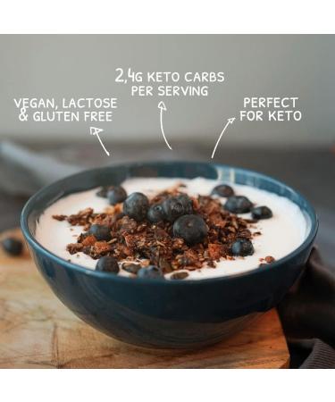 Go-Keto BIO Keto Granola Coconut Cocoa 6x 290g - Muesli Keto for Breakfast Keto with Coconut Chips Nuts Sunflower Seeds & - Buy Online on GoSupps.com