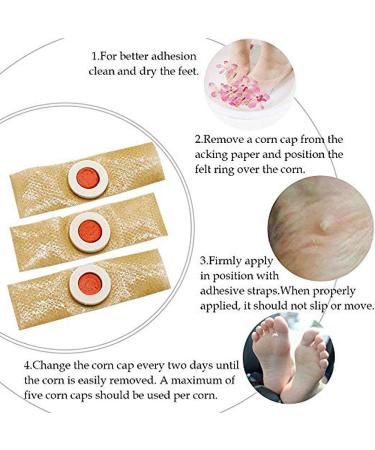 Corn Remover Pads with Salicylic Acid - 12PCS Callus & Corn Removal Treatment for Foot Pain Relief - Buy Online on GoSupps.com
