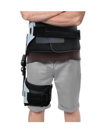 Abduction Hip Brace - Post Op ROM Stabilizer for Joint Protection & Sciatica Pain Relief | Universal Support for Men & Women - Buy Online on GoSupps.com