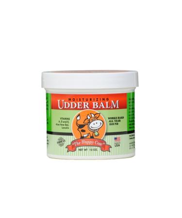 The Happy Cow Moisturizing Udder Balm - 12 ounce jar