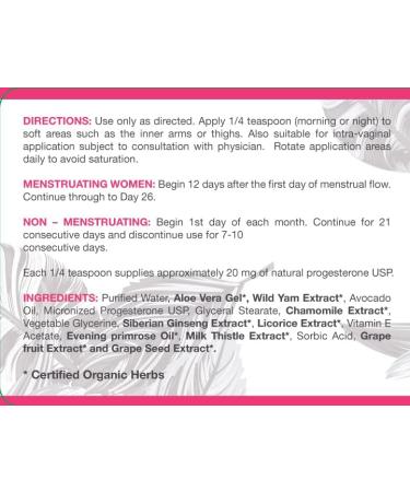 Bountiful Bird Natural Progesterone Cream - Hormone Balancing Herbs, 8 oz, Paraben & Soy Free - Buy Online on GoSupps.com