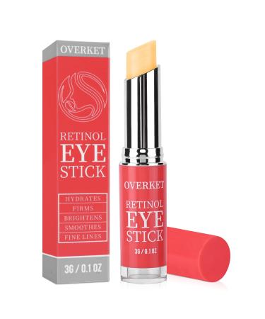 Retinol Eye Stick Retinol Eye Cream for Dark Circles and Puffiness Under Eye Cream Eye Cream for Wrinkles Brightening Eye Cream for Reduces Fine Lines Puffiness and Bags under Eyes in 3-4 Weeks