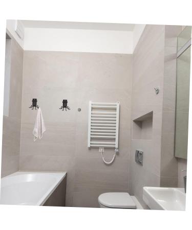 Alipis 1set Swivel Hook Hanger Hooks Rotating Utensil Hanger Heavy Adhesive Hooks Metal to Rotate Frame 13x10cm Black - Buy Online on GoSupps.com