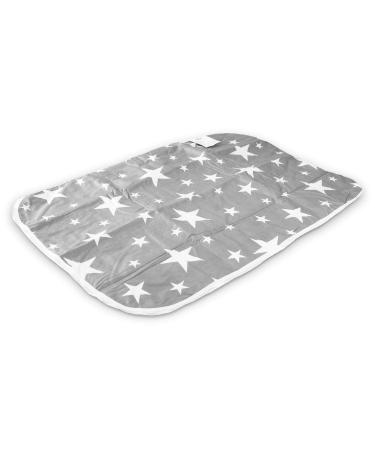 Breathable Baby Diaper Pad & Wrap | Washable Reusable Ceiling Pad for Infants & Toddlers - 50x70 cm (Star Gray) - Buy Online on GoSupps.com
