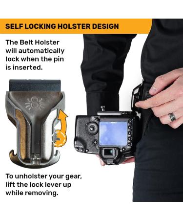 SpiderPro Mirrorless Single Camera System v2 with Self-Locking Holster - Carry Heavy Gear with Ease | Spider Holster - Buy Online on GoSupps.com