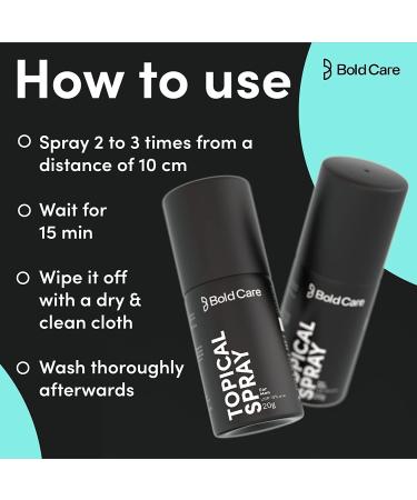 CROW Bold Care Topical Non-Transferable Spray for Men (Pack of 1) - Buy Online on GoSupps.com