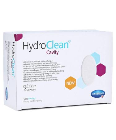 Hartmann HydroClean cavity compresses 4 x 8 cm sterile 10 pcs