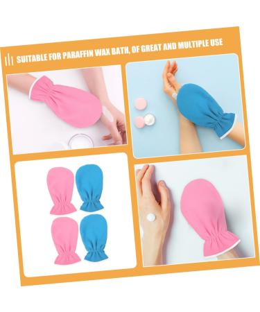 Healeved 2 Pairs Hand Care Paraffin Wax Gloves Hand Treatment Gloves Thermal Bath Glove Gloves for Dry Hands Moisturizing Sleeping Gloves Hand Healing Gloves Paraffin Wax Bath Mitts Flannel 29.00X16.00X1.00CM - Buy Online on GoSupps.com