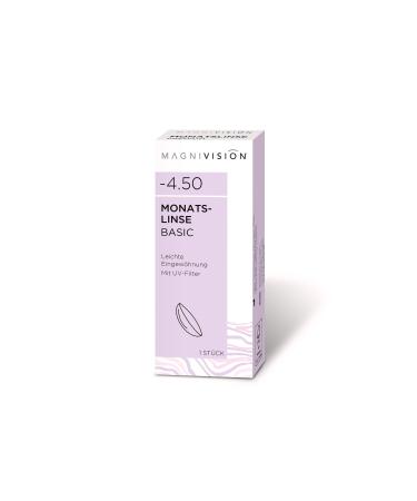 Magnivision monthly lens basic soft contact lenses for -4.00 Dpt. Contact lens with hydrogel and UV filter for sensitive eyes without preservatives -4.0 diopters - Buy Online on GoSupps.com