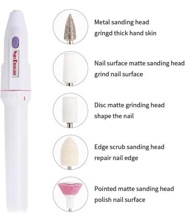 Electric Nail Drill Professional Nail Drill Kit Nail Polishing Set Variable Speed Electric Nail File Tools - Buy Online on GoSupps.com
