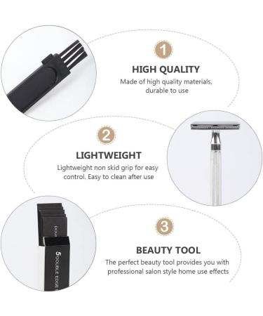 Beaupretty Vintage Manual Razor Set for Men | Wet Shaver & Beard Trimmer | High-Quality Hairdresser Shaving Kit - 10.3x4cm - Buy Online on GoSupps.com