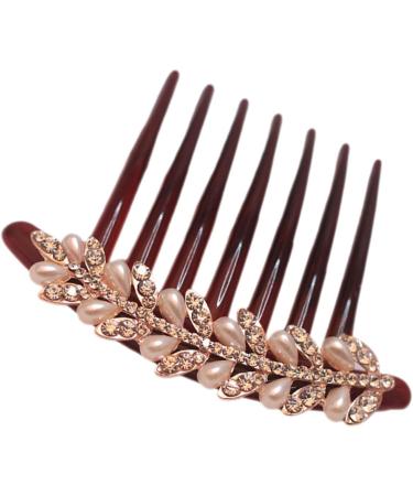 Beaupretty Comb bridal hair jewelry women hair decoration antique hair comb crystal hair pin fairy hear clips hair side comb bun holder clip wedding plastic South Korea bangs Wedding - Buy Online on GoSupps.com