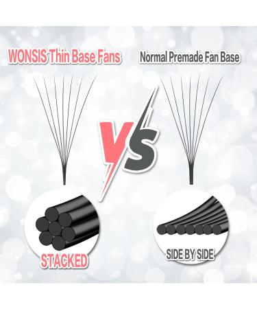 5D Short Stem Premade Volume Lash Extensions - C Curl - 0.07mm - 10mm - Buy Online on GoSupps.com