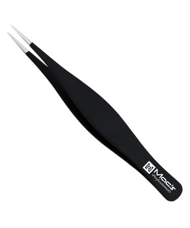 MACS Tweezers Set for Precision Eyebrow and Facial Hair Removal - Stainless Steel (3 PCs Black) - Buy Online on GoSupps.com