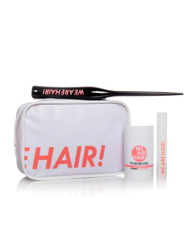 Pack exclusif - Wax Stick/Mascara/Brosse/Trousse - Formule vegan - Fabriqu e en France - lot de 4 produits 12.5 g (Lot de 4)