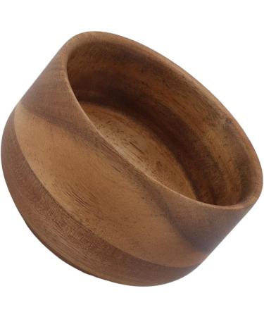 Qukaim Wooden Shaving Bowl for Men - Burr Free Compact Shaving Cream Cup for Home & Salon Use - Buy Online on GoSupps.com