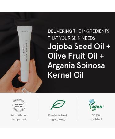 ONE THING Moisturizing Lip Essence 1 Count | Nourishing Soothing Moisturizing Hydrating Dry Rough Lips Oil Butter Organic Plant Based Balm Jojoba Argan Olive Oil | Vegan Korean Skin Care - Buy Online on GoSupps.com