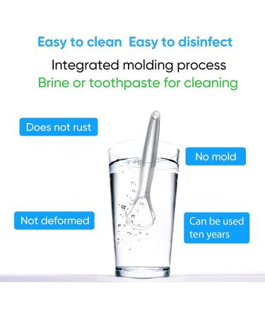 Stainless Steel Tongue Scraper Tongue Scraper Metal Tongue Scraper for Adults Fresher Breath Tongue Cleaner Hygiene - Buy Online on GoSupps.com