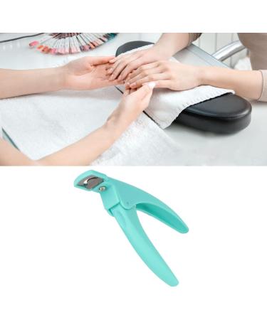 Nail Tip Cutter Adjustable False Nail Tip Clipper Professional for Round Nail(Green) - Buy Online on GoSupps.com