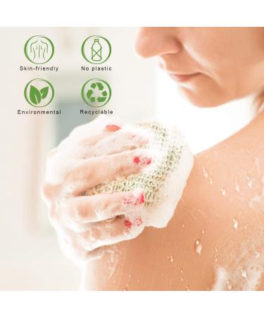E-Know Natural Sisal Soap Bag 5 Pack - Zero Waste, Plastic-Free Soap Saver for Foaming, Drying, Massage & Peeling - Buy Online on GoSupps.com
