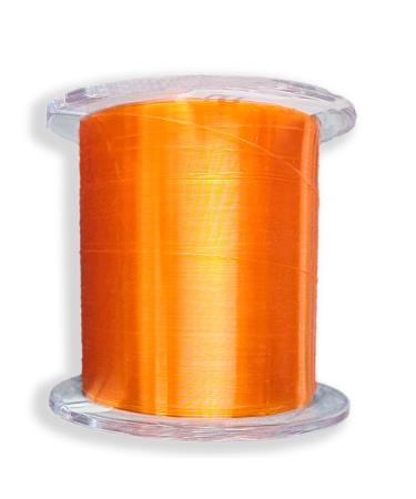 MOMPLUS Fishing Line 547Yds/500m-Nylon Monofilament Ultimate Strength Abrasion Resistant Leader Line DIY Tool Orange Mono Fishing Line 10LB/0.33mm/547Yds