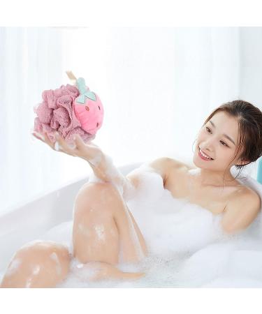 Lurrose Christmas Bath Sponge Set - 3-Piece Soft Loofahs with Strawberry, Avocado, and Carrot Design for Xmas Holiday Shower - Party Favors & Supplies - Buy Online on GoSupps.com