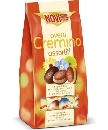  Italian Gourmet E.R. Set of 6 NOVI CREMINO ASSORTED Chocolate Eggs 160g + Italian Gourmet Pulp 400g - Buy Online on GoSupps.com