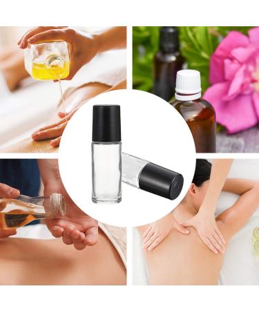 6pcs 30ml White Glass Roll-On Essential Oil Bottles - Refillable Portable Empty Bottles for Travel - Buy Online on GoSupps.com