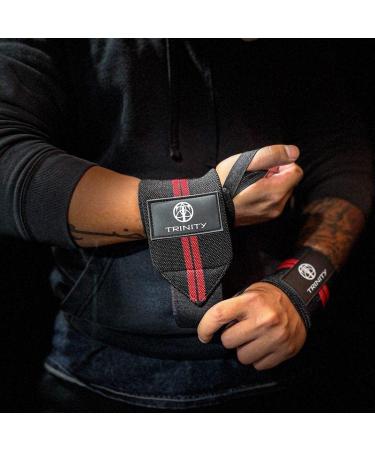 Professional Wrist Wraps for Weightlifting - 18 Pair with Strong Thumb Loop for Support in Strength Training, Bodybuilding, Powerlifting, and Calisthenics - Black - Buy Online on GoSupps.com