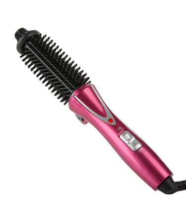 Hair Curler Comb Professional Electric Anti-Scald Instant Heat Up Hair Curling Wand Travel Curling Iron Brush for Hair Dressing Tool and Big Curling Iron Hair Care at Home and Beauty Salon