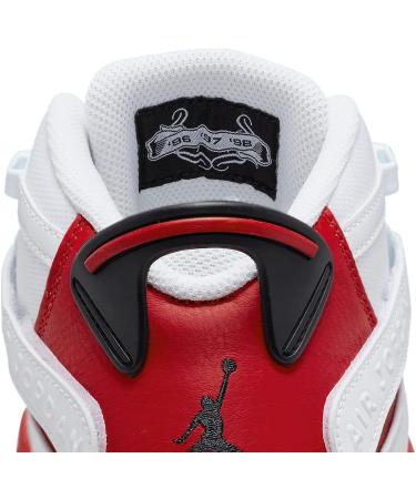 Jordan Men's 6 Rings Basketball Shoes 322992-012 - White/Black/University Red - Size 10 - Buy Online on GoSupps.com