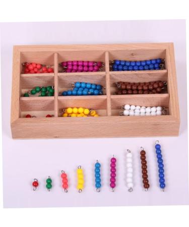 ibasenice kidcraft playset Jewelry kit Toddlers Toys Kids playset Toys for Kids Toy for Kids Bamboo Jewelery Making Beads Craft Beads Kits Colorful Acrylic Beads Beaded Suite Child medium Picture 1 - Buy Online on GoSupps.com