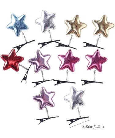 AJOIDR 10PCS Small Spring Hair Clip for Toddlers Girl Teen Christmas Stocking Filler Hairpin Carnivals Party Hair Barrettes - Buy Online on GoSupps.com