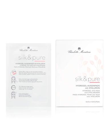 Charlotte Meentzen Silk & Pure Hydrogel Eye Pads with Hyaluronic Acid - 5 Pieces | Hydrating Eye Treatment for All Skin Types - International Shipping Available - Buy Online on GoSupps.com