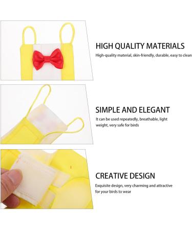 Buy Iplusmile Bird Diaper - Multi-Way Washable Flight Suits with Bowtie for Cockatiels | Soft & Comfortable - International Shipping Available - Buy Online on GoSupps.com