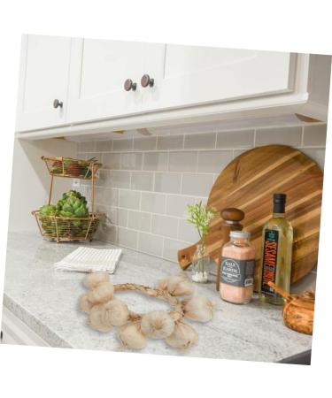 ABOOFAN 4pcs Simulated Garlic Hanging Skewers Lanyard Artificial Vegetable Model Photo Props Accessories - Buy Online on GoSupps.com