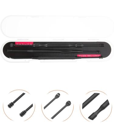 GLEAVI Stainless Steel Ear Pick Cleaning Kit for Earwax Removal - Dual Head Spiral Earpick Wax Remover & Curette - Adult Ear Care Accessory - Buy Online on GoSupps.com
