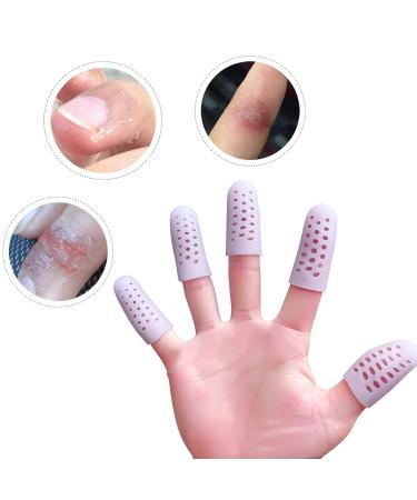 HioIoiH Finger Caps - Finger Cot Protectors for Pain Relief - Ideal for Cracked Fingertips and Arthritis - Buy Online on GoSupps.com